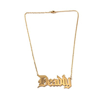 GOLD 'DEADLY' CHAIN